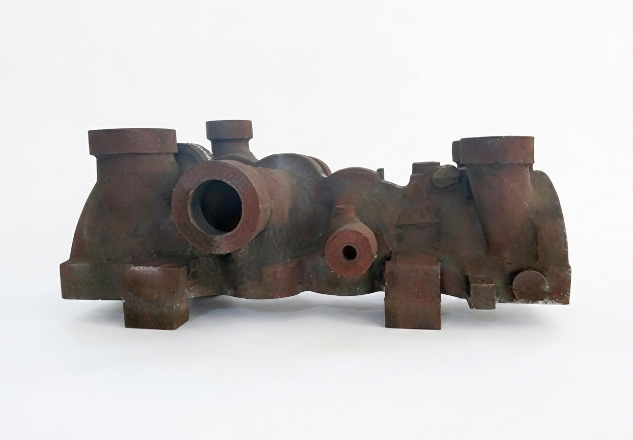 Cast steel high and medium pressure inner cylinder lower half