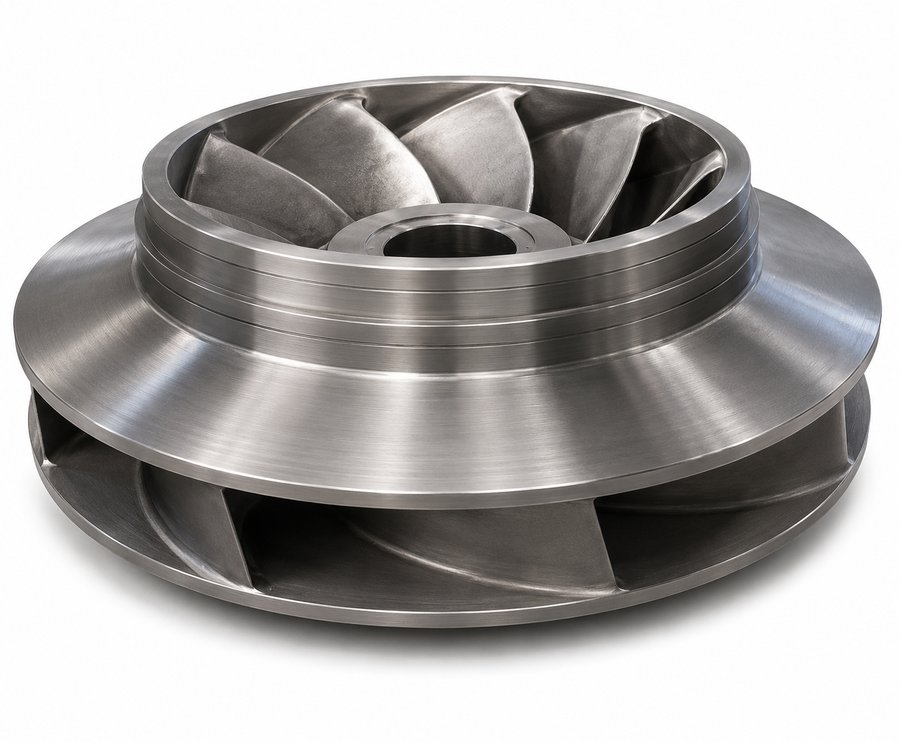 CF8M cast steel impeller