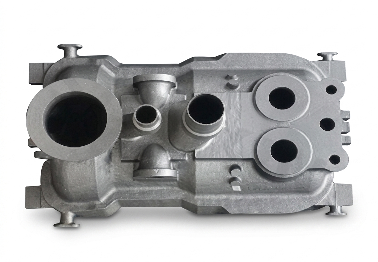 Machined cast steel outer cylinder